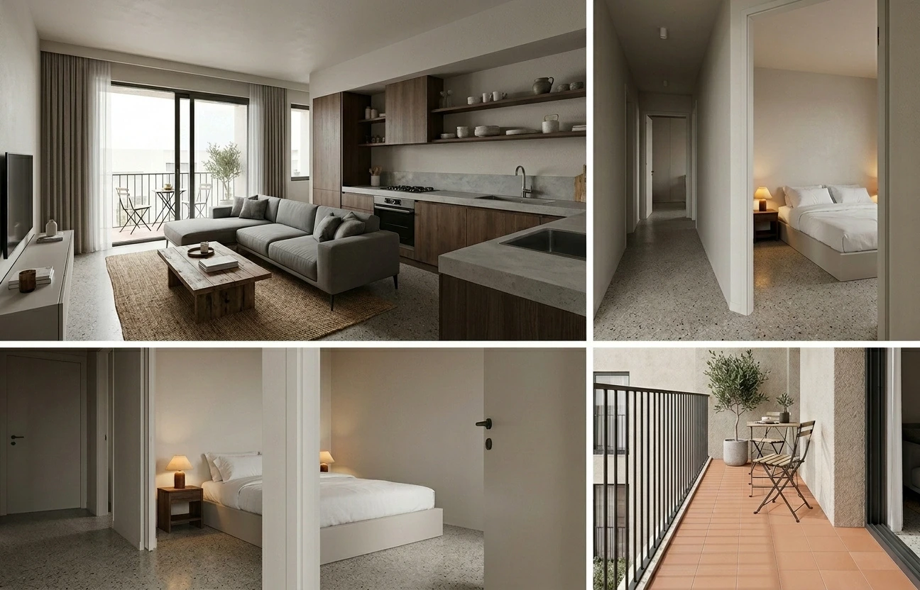 Şahin Apartmanı iç mekan görünümü