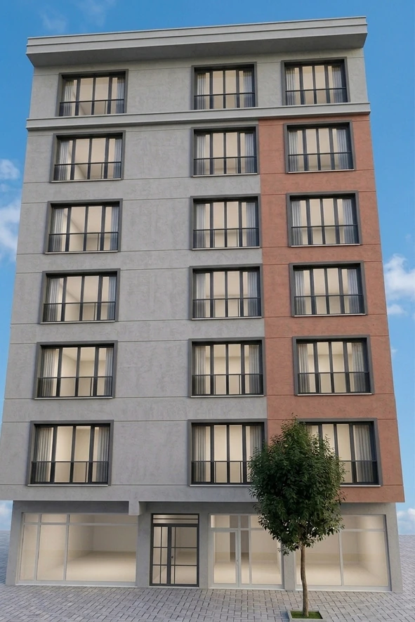Tekşen Apartmanı cephe görünümü