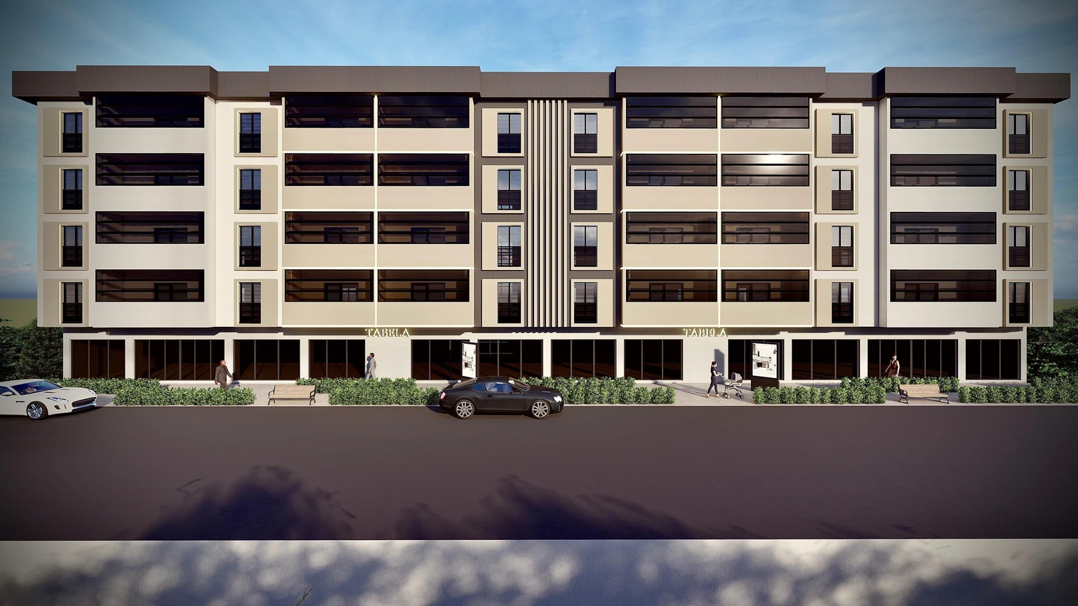 Tulpar Apartmanı cephe görünümü